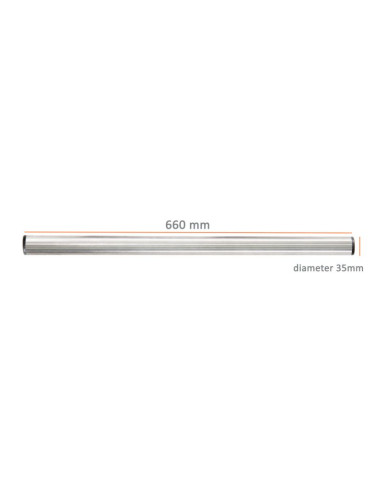 Filmcart - Barre Transversale Aluminium – 660 mm Ø35 mm pour Roulante Caméra