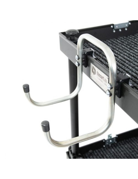 Filmcart - Crochet Double Large en Acier avec 2x Fixations Rapides – Pour Roulante Caméra
