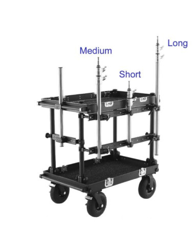 Filmcart - 3-Section Pipe With Baby Pin 5/8" - Short