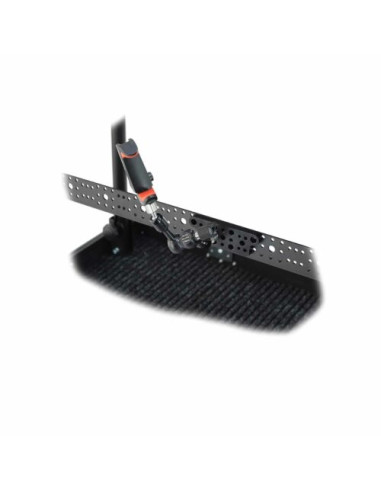 Filmcart - Aluminum Plate With Threaded Holes 3/8" And ¼" Screws