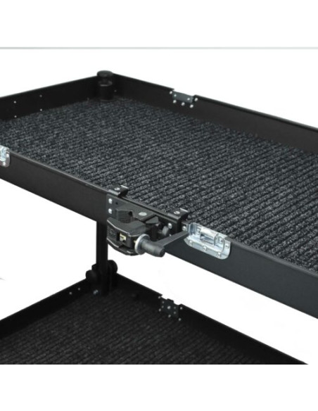 Filmcart - Aluminum plate set with manfrotto super clamp +2x Quick clamp with threaded hole and adapter 3/8" to 1/4"