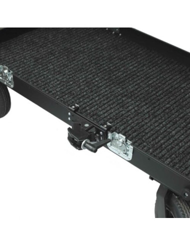 Filmcart - Aluminum plate set with manfrotto super clamp +2x Quick clamp with threaded hole and adapter 3/8" to 1/4"