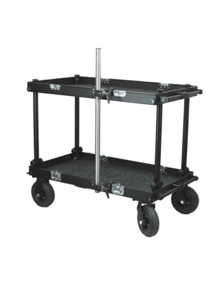 Filmcart - Aluminum plate set with manfrotto super clamp +2x Quick clamp with threaded hole and adapter 3/8" to 1/4"