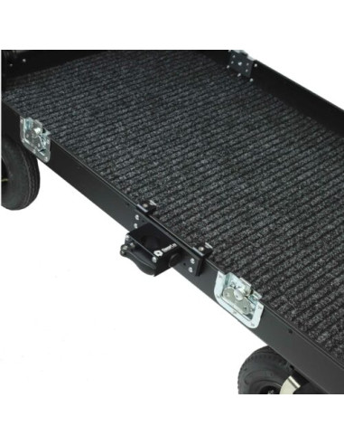 Filmcart - Aluminum plate set with 35mm pipe holder +2x Quick clamp with threaded hole and adapter 3/8" to 1/4"