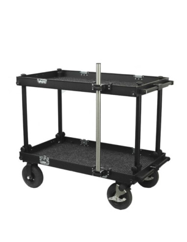 Filmcart - Aluminum plate set with 35mm pipe holder +2x Quick clamp with threaded hole and adapter 3/8" to 1/4"