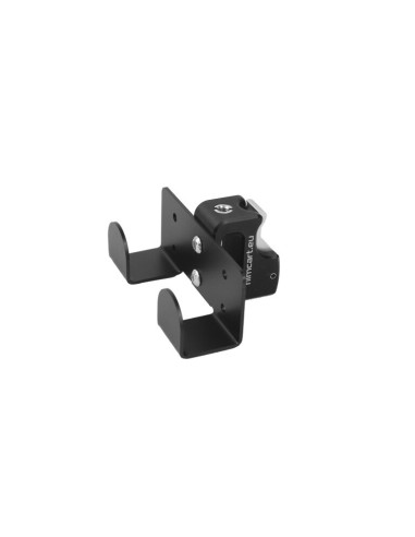 Filmcart - Crochet plat double noir + Quick Clamp fileté + adaptateur 3/8″ vers 1/4″