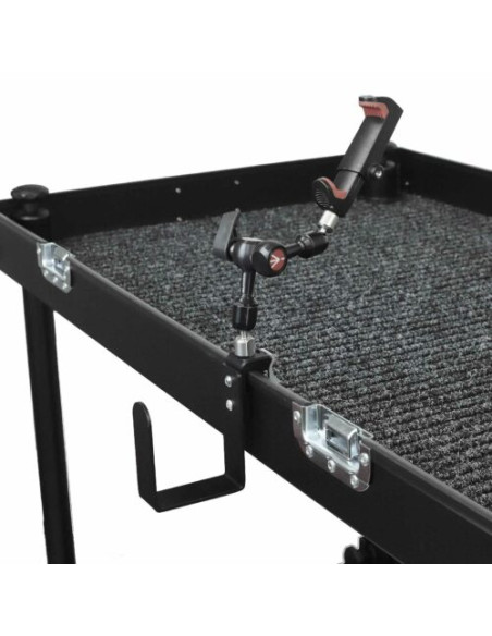 Filmcart - Crochet plat simple médium noir + Quick Clamp fileté + adaptateur 3/8″ vers 1/4″