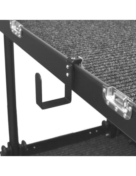 Filmcart - Crochet plat simple médium noir + Quick Clamp fileté + adaptateur 3/8″ vers 1/4″