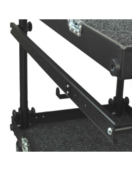 Filmcart - Steel Single small flat black hook with screws