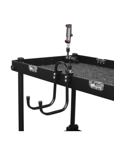 Filmcart - Crochet tubulaire double noir + 2 Quick Clamps filetés + adaptateurs 3/8″ vers 1/4″