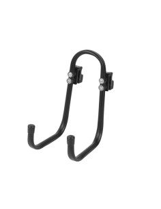 Filmcart - Steel Double black pipe hook +2x Quick clamp with threaded hole and adapter 3/8" to 1/4"