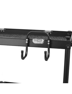 Filmcart - Crochet tubulaire double noir large + 2 Quick Clamps filetés + adaptateurs 3/8″ vers 1/4″ 2