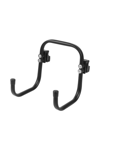 Filmcart - Steel Double black pipe hook (wider space) +2x Quick clamp with threaded hole and adapter 3/8" to 1/4"