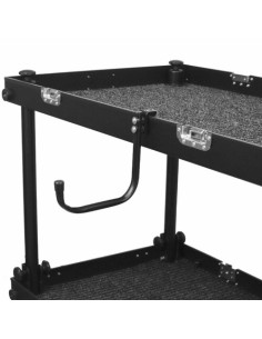 Filmcart - Crochet tubulaire simple noir + Quick Clamp fileté + adaptateur 3/8″ vers 1/4″ 2