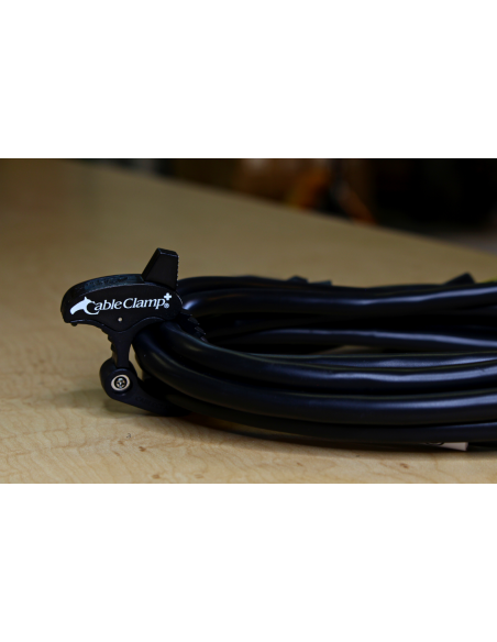 Cable clamp small noir - Régie et HMC - Consommables