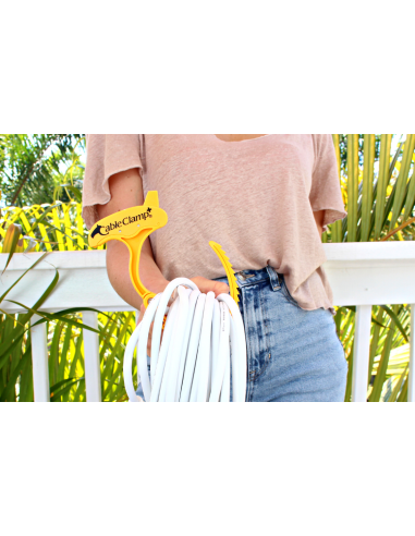 Cable clamp large jaune - Outillages et Accessoires Caméra