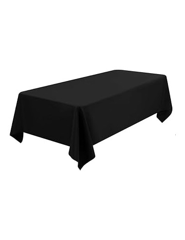 Nappe droite pour table 180 - noire