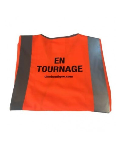 White or blue high visibility safety vest - Location Regie