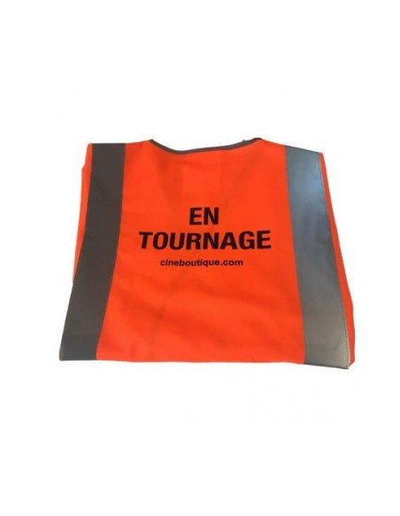 White or blue high visibility safety vest - Location Regie
