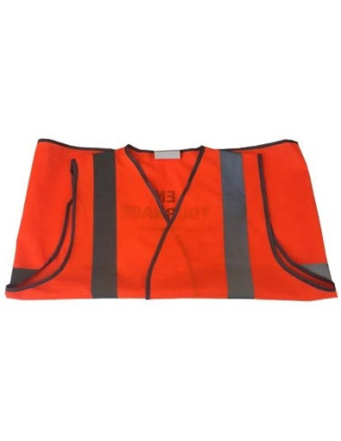 White or blue high visibility safety vest - Location Regie