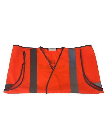 White or blue high visibility safety vest - Location Regie