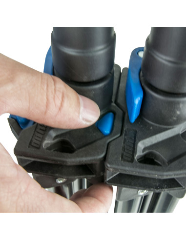 KUPO 080AC - Trépied Aluminium Noir Air Comprimé - 104,5 à 243,84 cm - Mini Stand