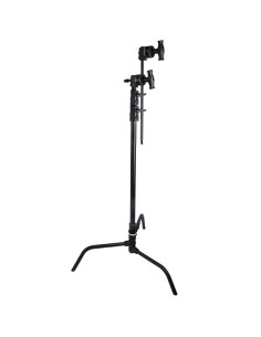 KUPO - KIT TREPIED C STAND 20" AVEC DEPORT DE 50cm ET ROTULE - NOIR - 3 SECTIONS - 93 A 172cm - CT20MKB