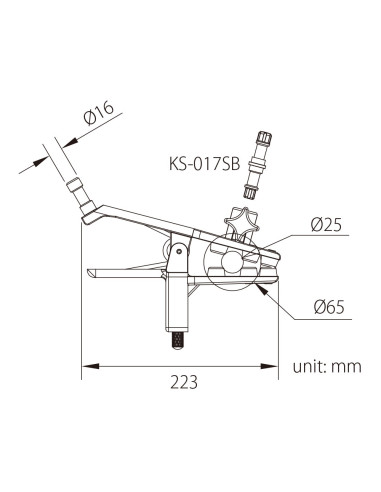 Pince universelle sky hook pm - kupo - Grip - Machinerie