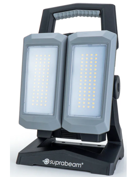 "Suprabeam Projecteur rechargeable double tête W6R  avec chargeur"