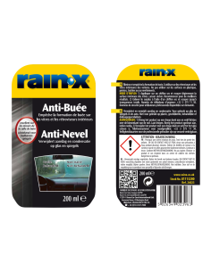 Anti-buée RAIN'X 200 ml – Traitement vitres intérieures | Cinéboutique 2