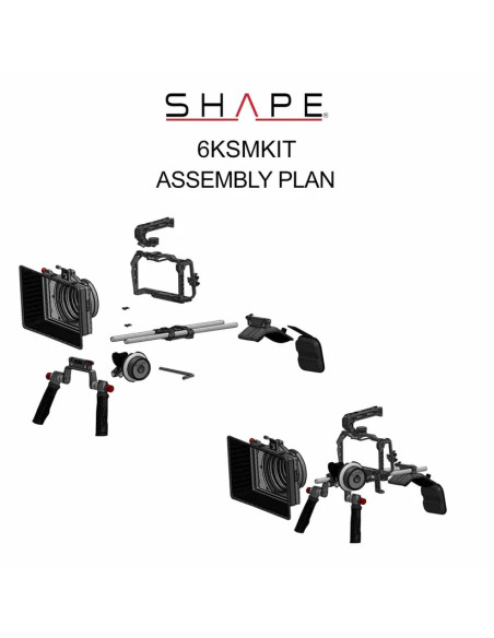 SHAPE - Shoulder Kit for Blackmagic Cinema Camera 6K/6K Pro/6K G2
