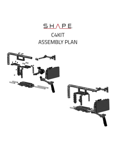 SHAPE -  Kit SHAPE Canon C400 avec cage, matte box et follow focus (précommande)