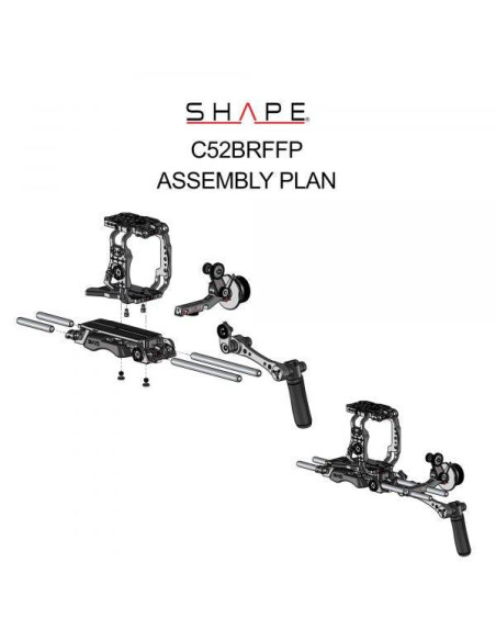 SHAPE - Kit with Follow Focus Pro for Canon C500 MKII/C300 MKIII