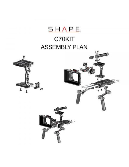 SHAPE -  Kit de montage SHAPE pour Canon C70