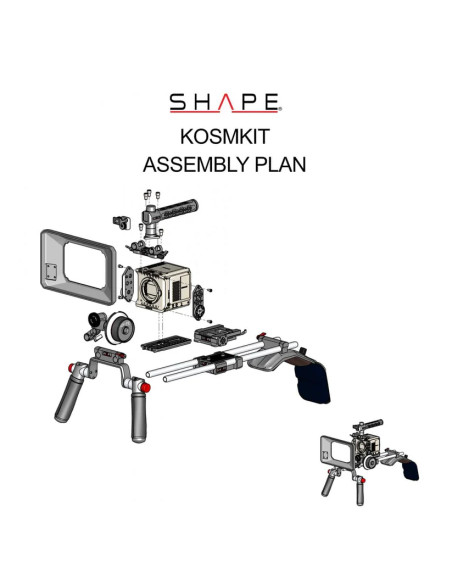SHAPE - Shoulder Rig Kit for RED KOMODO
