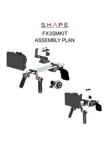 SHAPE - Shoulder Mount Kit for Sony FX3/FX30