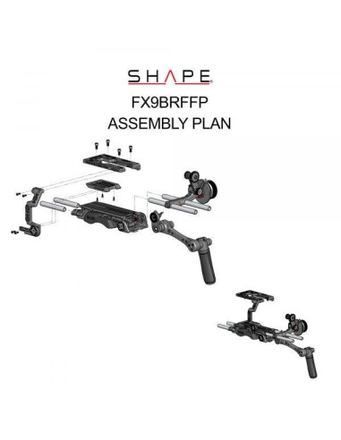 SHAPE -  Caméra kit SHAPE avec Follow Focus Pro pour Sony FX9