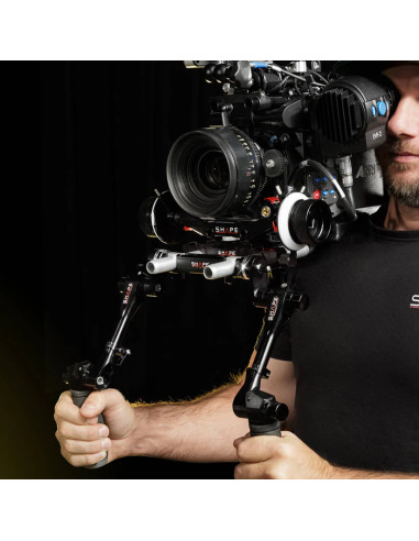 SHAPE - Telescopic Handles ARRI Rosette Cuff Kit Black