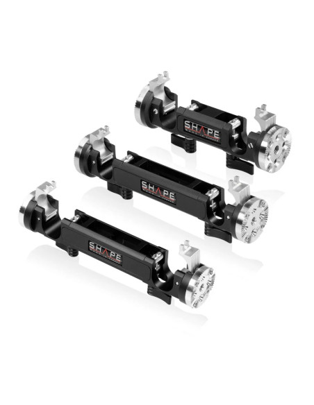 SHAPE - Telescopic Handles ARRI Rosette Cuff Kit Black