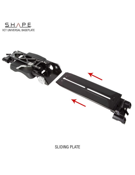 SHAPE - VCT Universal Baseplate with ARRI handles