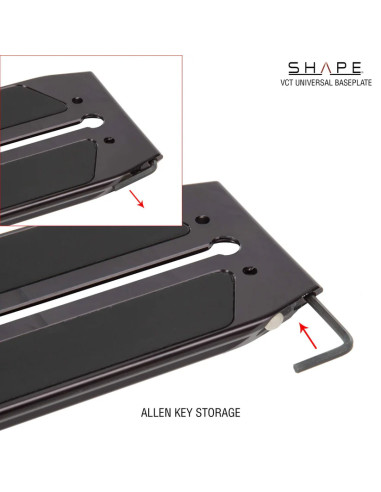 SHAPE -  SHAPE VCT Baseplate universelle avec poignées