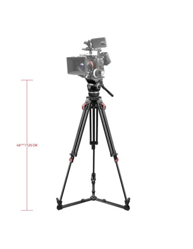 SHAPE - Focus 18 Fluid Head with Red Lock Tripod