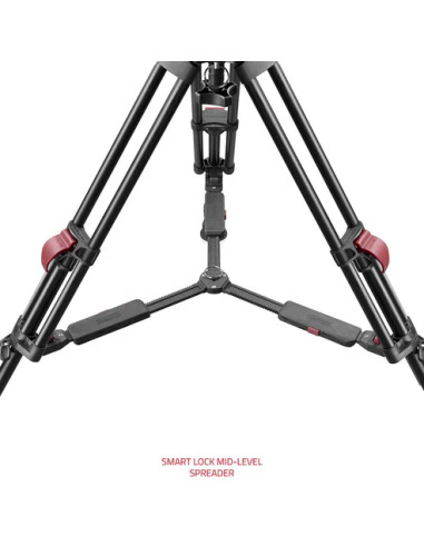 SHAPE - Focus 18 Fluid Head with Red Lock Tripod