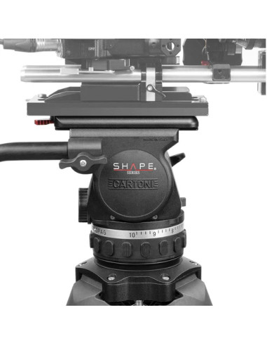 SHAPE - Focus 18 Fluid Head with Red Lock Tripod