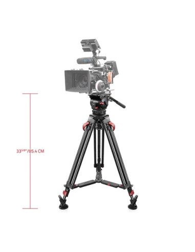 SHAPE - Focus 12 Fluid Head with Red Lock Tripod