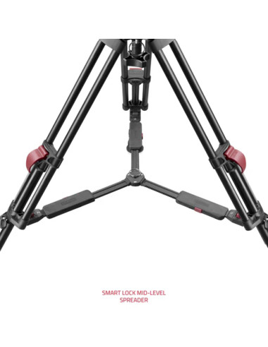 SHAPE - Focus 12 Fluid Head with Red Lock Tripod