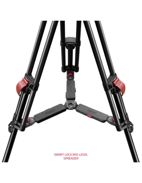 SHAPE - Focus 12 Fluid Head with Red Lock Tripod