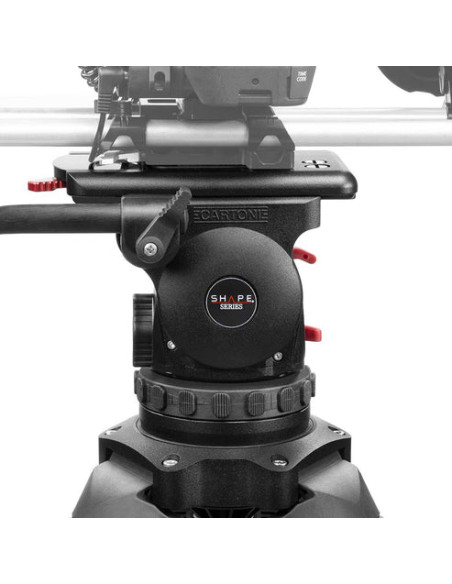 SHAPE -  SHAPE Tête Fluide Focus 12 avec trépied Red Lock