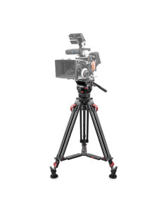 SHAPE - Focus 12 Fluid Head with Red Lock Tripod 2