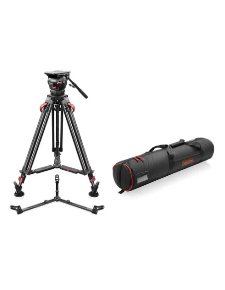 SHAPE - Focus 12 Fluid Head with Red Lock Tripod